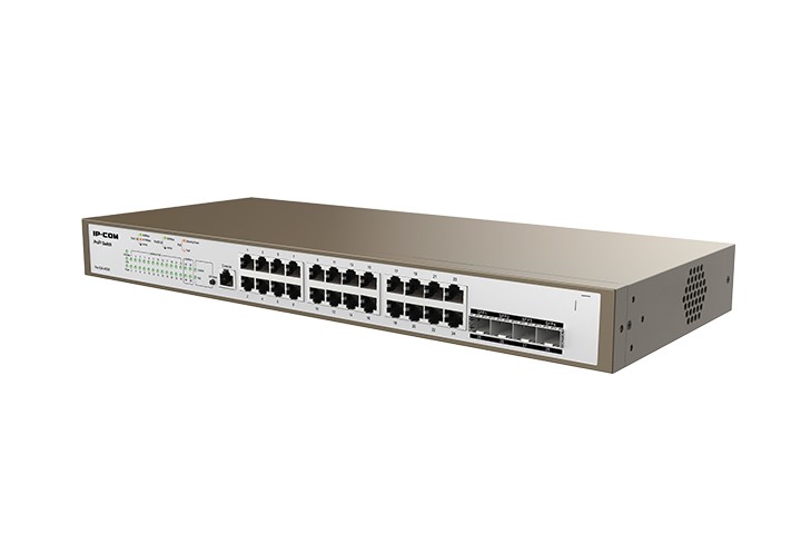 [IC-PRO-S24-410W] IP-COM ProFi Switch 24 port Gigabit PoE + 4 SFP 410W | PRO S24 410W