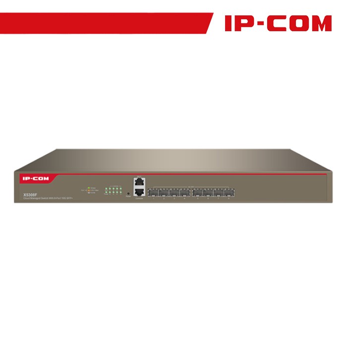 [IC-X5308F] IP-COM Switch Gigabit cloud managed L3 - 8 porte 10G SFP+ | X5308F