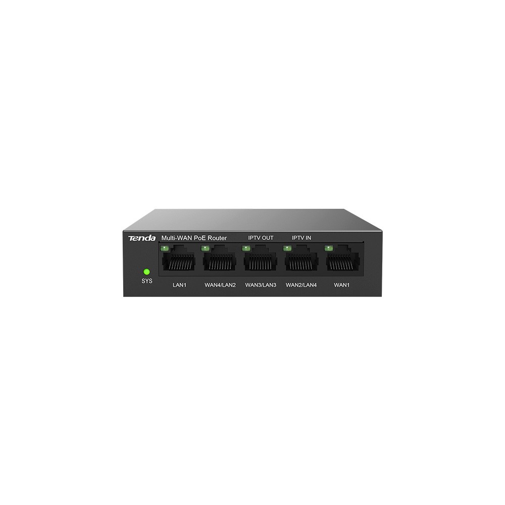 Tenda G0-5G-PoE Router Gigabit PoE 5 Porte con 4 PoE+ e Controller AP
