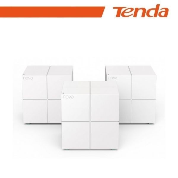 [NT-NOVA-MW6] Tenda Sistema Mesh Wi-Fi 5(AC1200) 2port GE -Kit 2 pz(fino 350 m²) | MW6(3-pack)