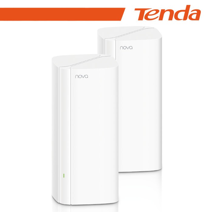 Tenda Sistema Mesh Wi-Fi 6(AX3000) 3port GE -Kit 2 pz(fino510 m²) | EX12(2-pack)