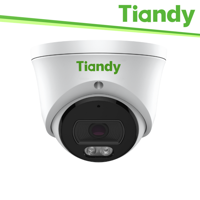 [TD-T48Q-AP28] Tiandy Telecamera Turret Pro 8MP 4K 2.8mm Starlight, H/VD, PoE IP67 - TC-C38XQ
