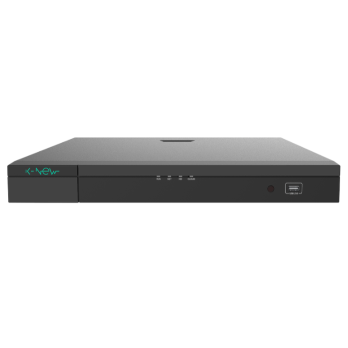 NVR K-NEW Uniview 32 Canali 4K, 2 SATA, Senza Porte PoE