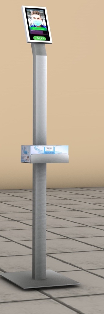 Portaguanti/gel in alluminio per colonnina OET-SFT32-BASE