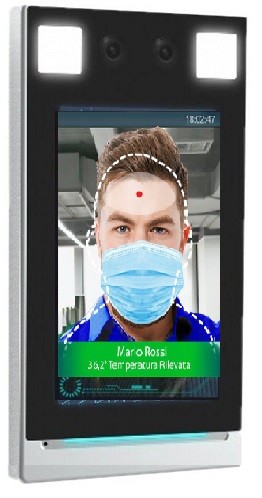 [OET-SFT32-NB] Termoscanner con Terminale controllo accessi e sensore temp.