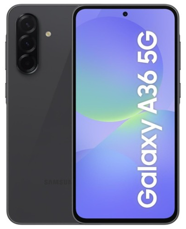[DSSAA36128TN] SAMSUNG Galaxy A36 5G 128GB Awesome Black-BRAND