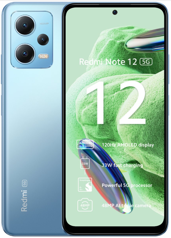 XIAOMI Redmi Note 12 5G Ice Blue - Brand