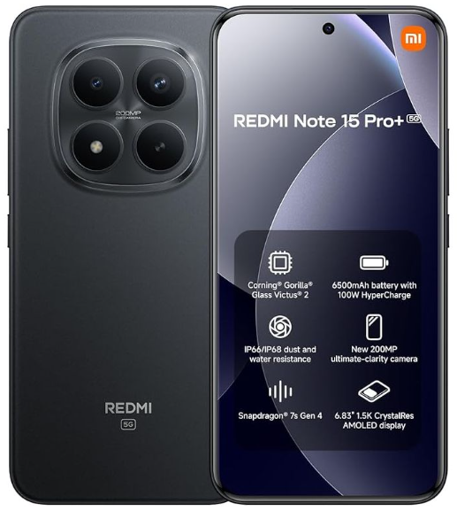 Xiaomi Redmi Note 15 Pro Plus 5G 8+256GB Nero - Brand