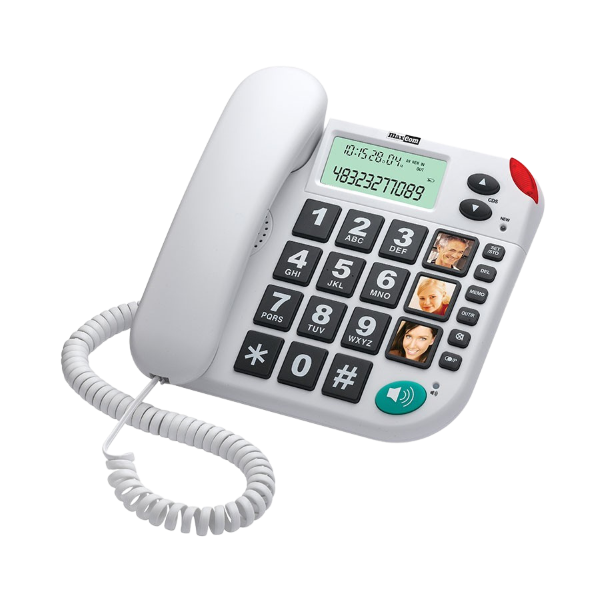 [MXKXT480W] Telefono Fisso MAXCOM KXT480 Bianco