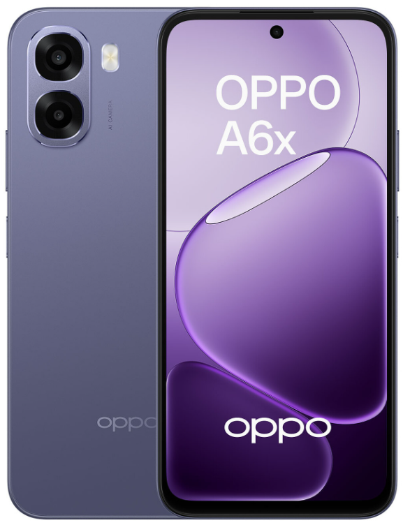 OPPO A6X 4+128GB Black Purple - Brand