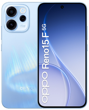 [DSOPRN15F5256BL] Oppo Reno 15F 5G 8+256GB - Aurora Blu