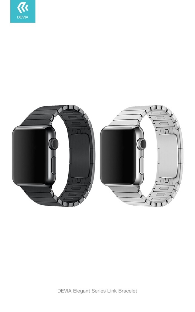 [DEC40E106SB] Cinturino Apple Watch 4 serie 40mm Elegant Link Space Black