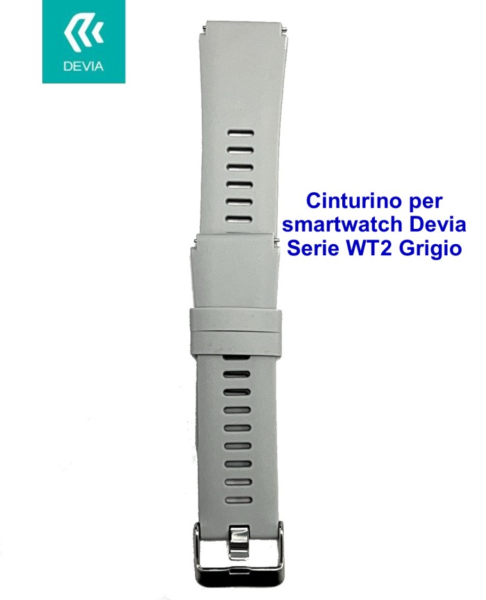 Cinturino per smartwatch Devia Serie WT2 Grigio