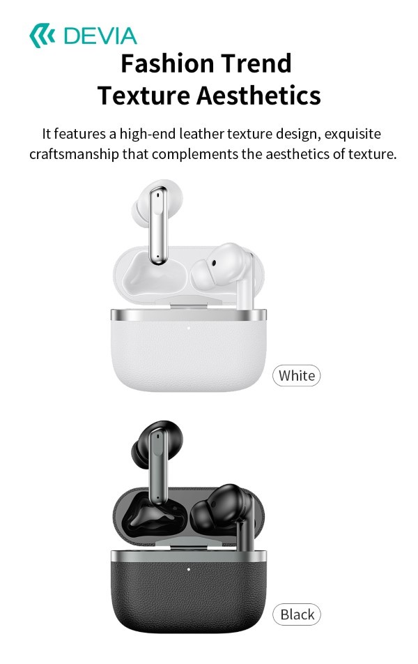 Auricolari carica wireless ANC TWS Ultra1 con annullamento rumore esterno Neri