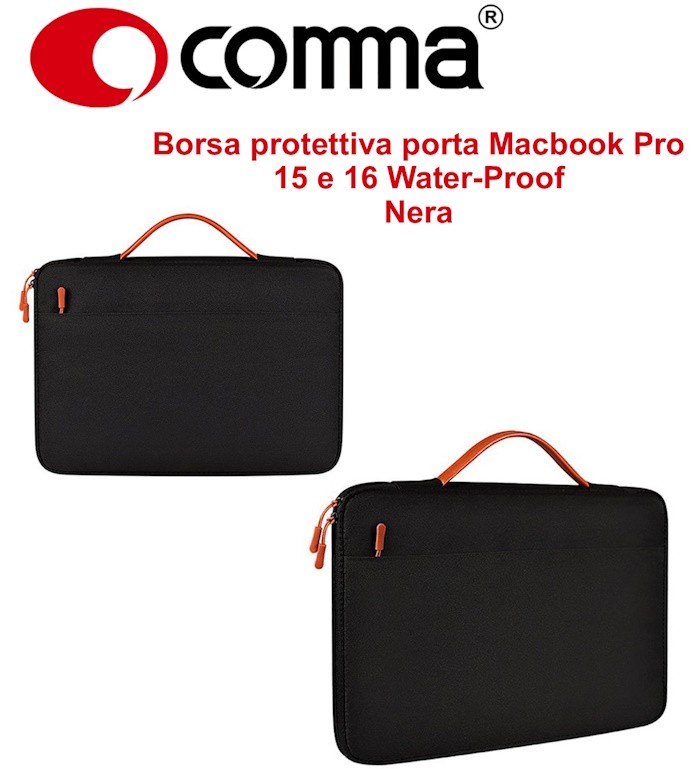 [CO1516300B] Borsa protettiva Macbook Pro 15.4 e 16 Water-Proof Nera