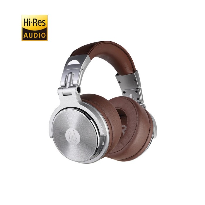 [ONEOP30298S] OneOdio Studio Pro 30 Hi-Res Cuffie DJ Cablate Silver/Brown