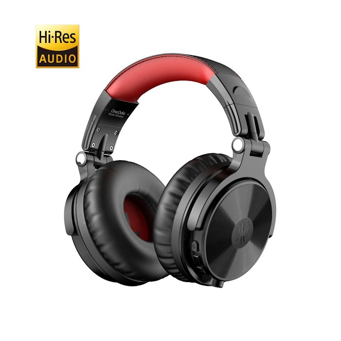 [ONEOPC48BR] OneOdio Studio Wireless C Hi-Res Cuffie DJ Bluetooth 5.0 Red/Black
