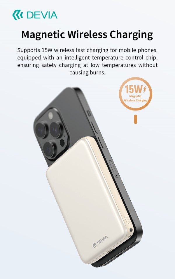Power Bank Ultra12 10000mAh PD 22.5W Magnetico con Cavo Tipo-C Integrato Gold