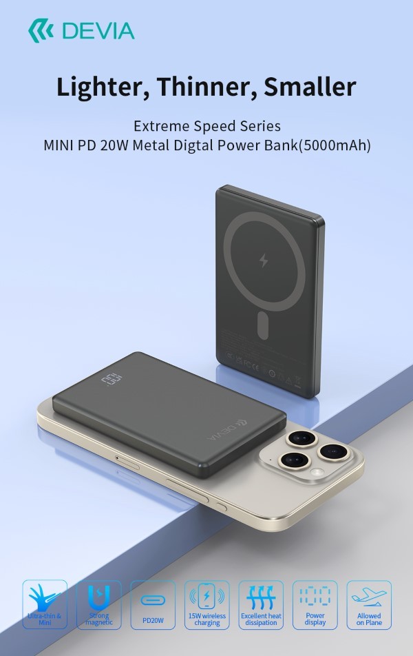 [DEPEP190922] Power bank Magnetico Extreme Speed ​​Series MINI PD 20W 5000mAh