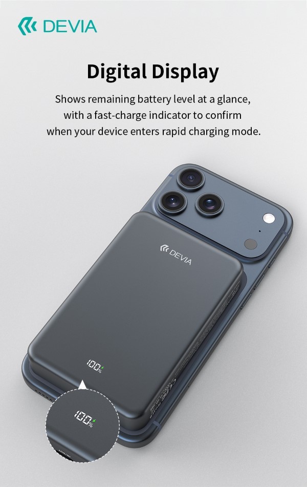 [DEPBU14522B] Power bank magnetico a stato solido Ultra14 da 22,5 W 10000 mAh Nero