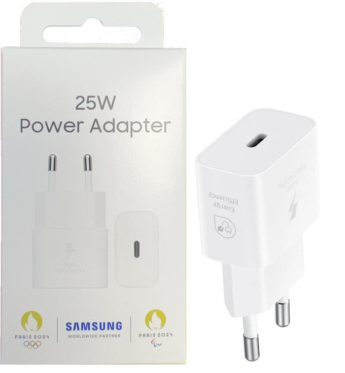 [ORSAT2510NWE] Caricabatteria Originale Samsung EP-T2510NWE 25W Bianco