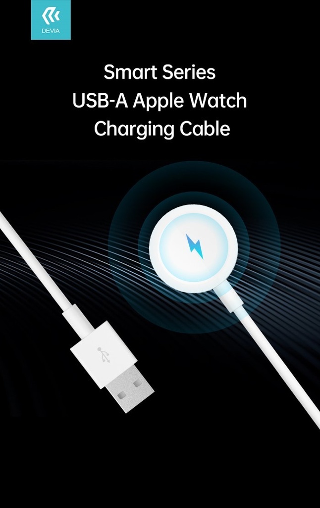 [DECHGSW598] Cavo carica batteria magnetico per Apple Watch 3 watt compatibilità full
