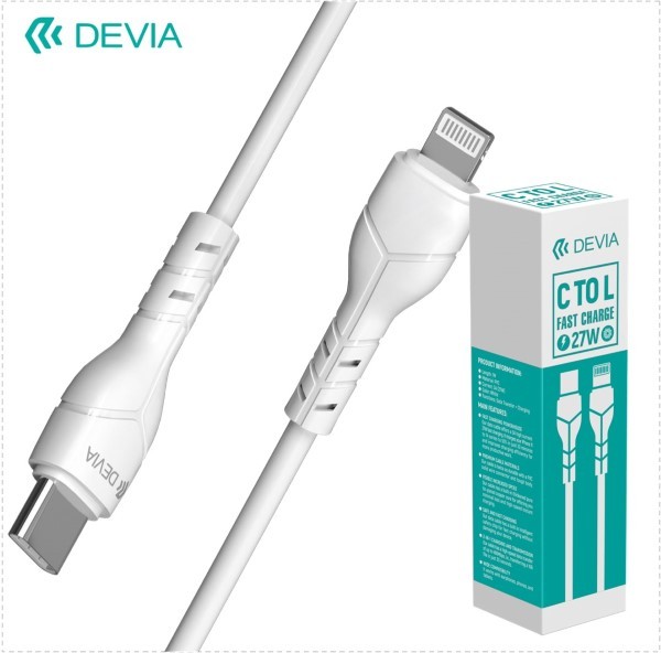 Cavo da C a Lightning 27 Watt  1 metro ricambio espositore Kintone
