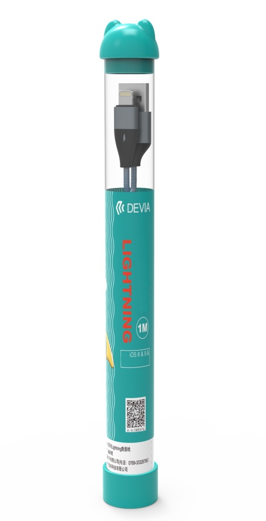 [DETAAL708B] Cavo Bubble da Usb A a Lightning 2A 1 Metro Nero