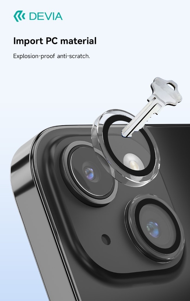 Protezione per fotocamera in cristallo iPhone 15 & 15Plus