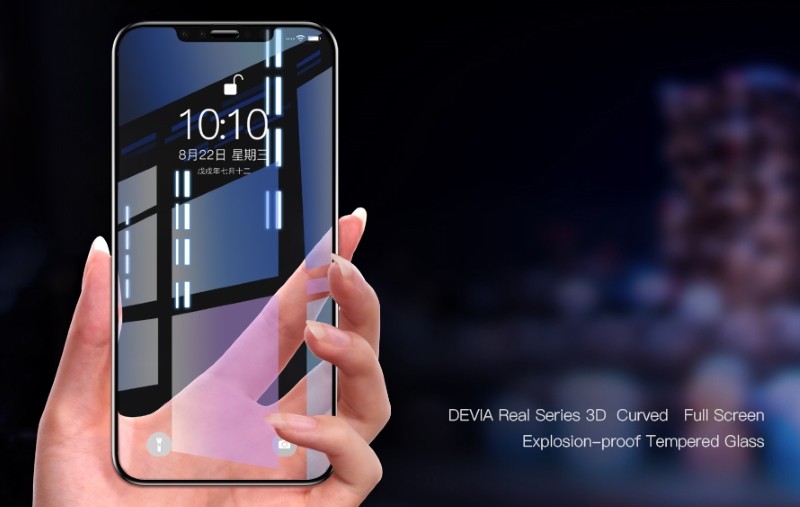 [DETGVI65964] Pellicola in vetro temperato Full screen per iPhone Xs Max
