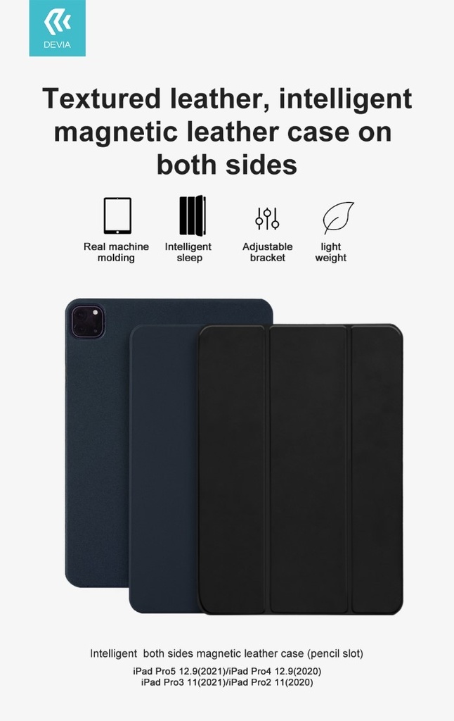 [DECOVIPP662B] Cover magnetica iPad Pro3 11 2021 & iPad Pro2 11 2020 Nera