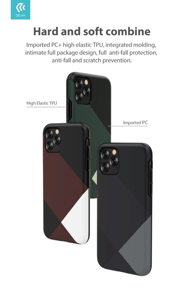 [DECS65586G] Cover Simple Style per iPhone 11 Pro Max Grigia
