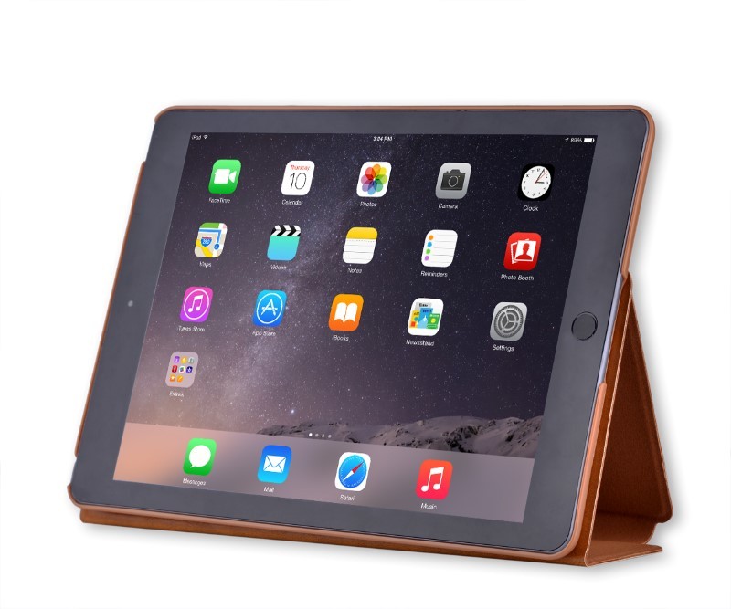 [DEPRO9318M] Custodia in Pelle Elite con On/Off iPad Pro 9.7 Marrone