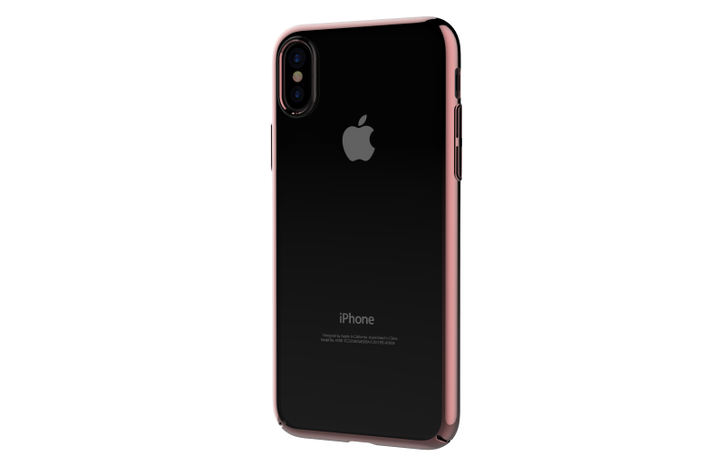[DEGLUI8905G] Cover Protezione Glimmer per iPhone X Rose Gold