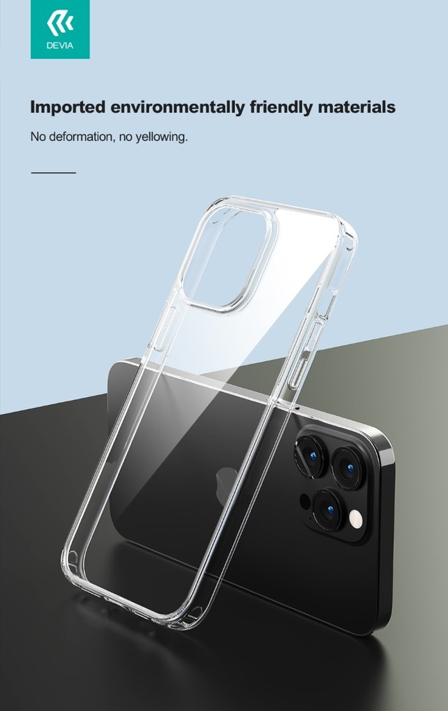 Cover Trasparente Morbida in TPU per iPhone 14 Pro Anti Ingiallimento