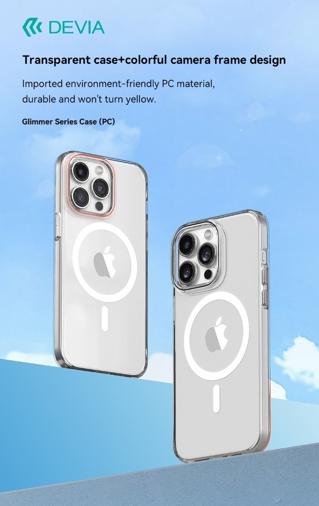 [DEGM15825] Cover magnetica wireless protezione camera iPhone 15