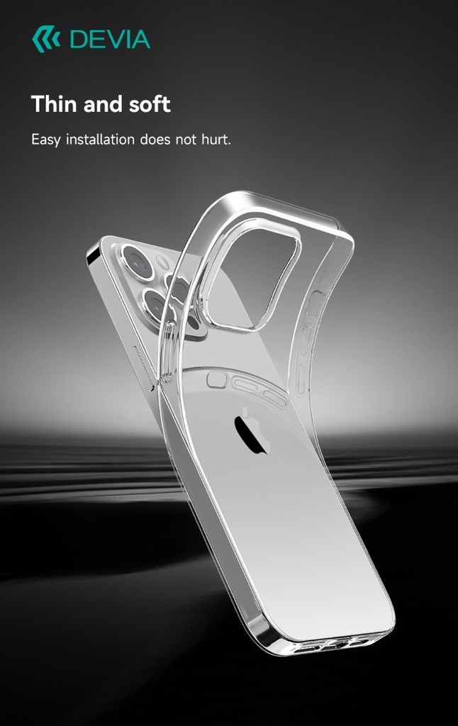 [DENAK15375] Cover Trasparente Morbida in TPU per iPhone 15 Plus