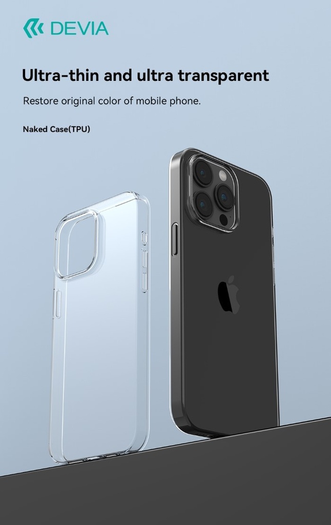 [DENAK15382] Cover Trasparente Morbida in TPU per iPhone 15 Pro Max
