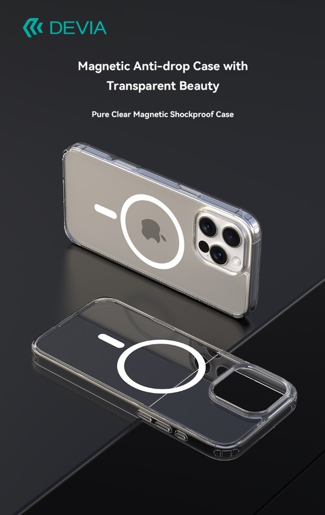 [DEPGM16903] Cover Magnetica Glimmer con Apple Magsafe iPhone 16