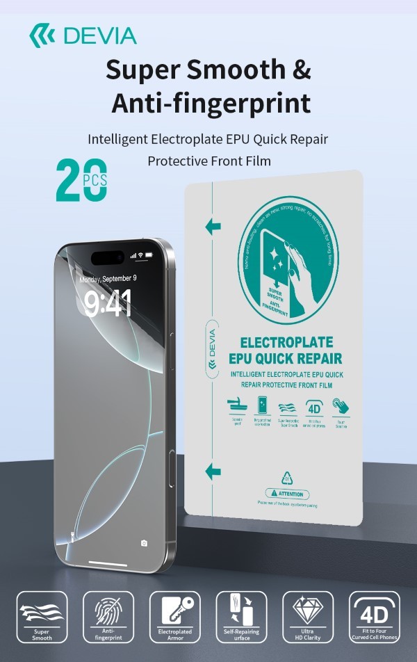 [DEEPUQR894] Pellicole EPU 018mm riparazione rapida di piccoli graffi scatola da 20 pezzi