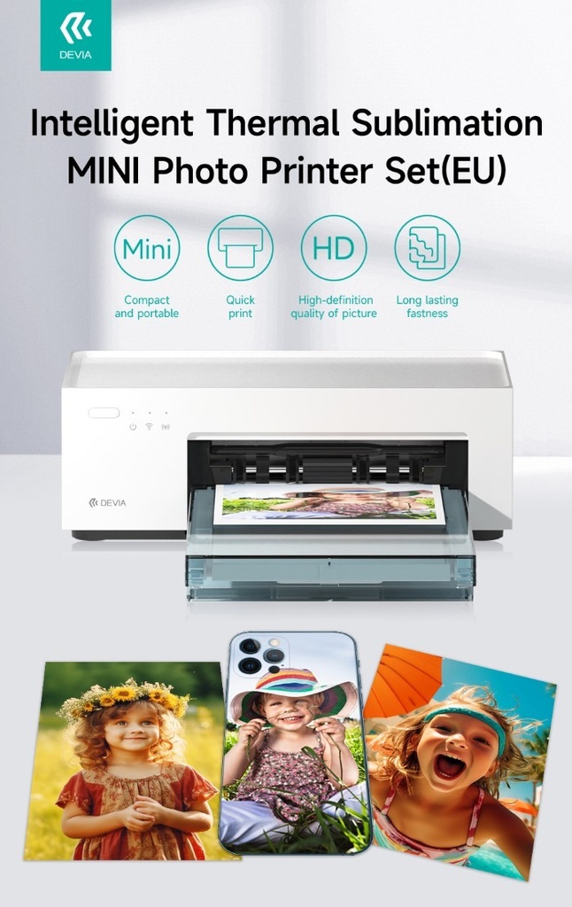 [DEITSM209] Stampante fotografica sublimazione + set pellicole e Toner