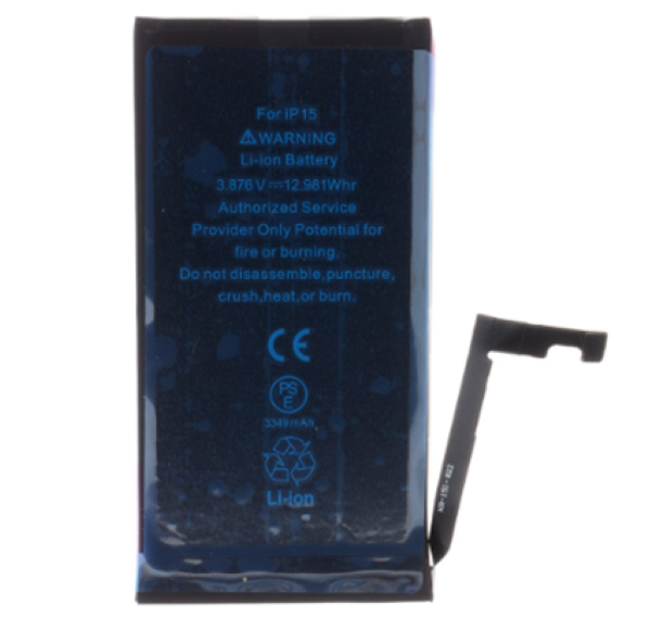 [RCIP79812] Batteria per iPhone 15 3349mAh Li-Ion resettata diagnostica