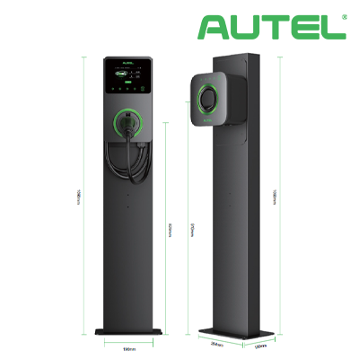 Palo per colonnine AC AUTEL ADA - 1 e 2 lati (obbligatorio accessorio staffa)
