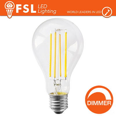 [FLA607W40K27DM] Lampada Filamento Goccia - 7W 4000K E27 Dimmerabile