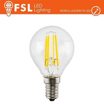 [FLG45F4W27K14] Lampada Filamento Sfera - 4W 2700K E14 400LM