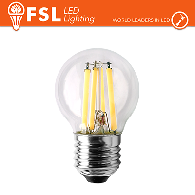 [FLG45F4W40K27] Lampada Filamento Sfera - 4W 4000K E27