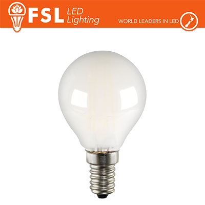 [FLG45O7W14K40] FSL Lampadina sfera filamento opale G45 7W‑4000K E14
