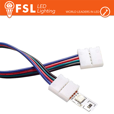 [FLRGB-CON] Connettore rapido 2END per strip 10mm LED RGB