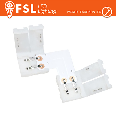 [FLSNG-L] Connettore rapido L per strip LED monocolore 10mm