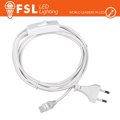 [FLSC2209] Cavo spina 1m per strisce LED220V con interruttore